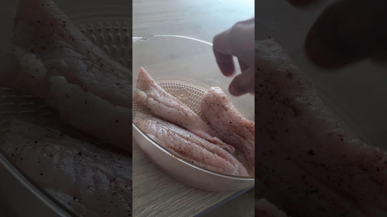 Pr&eacute;paration et cuisson des filet de lieu noir