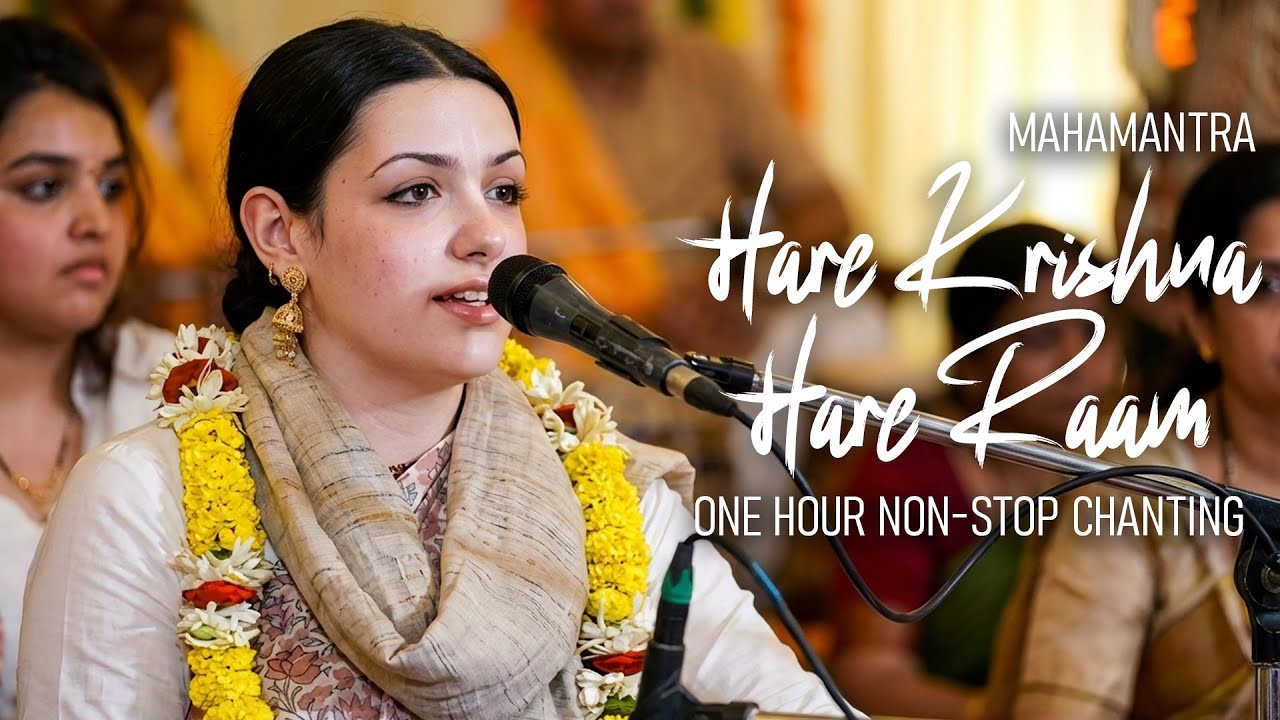Powerful Hare Krishna Hare Rama Mahamantra | ISKCON Temple Vibes | Non-Stop One Hour Chanting