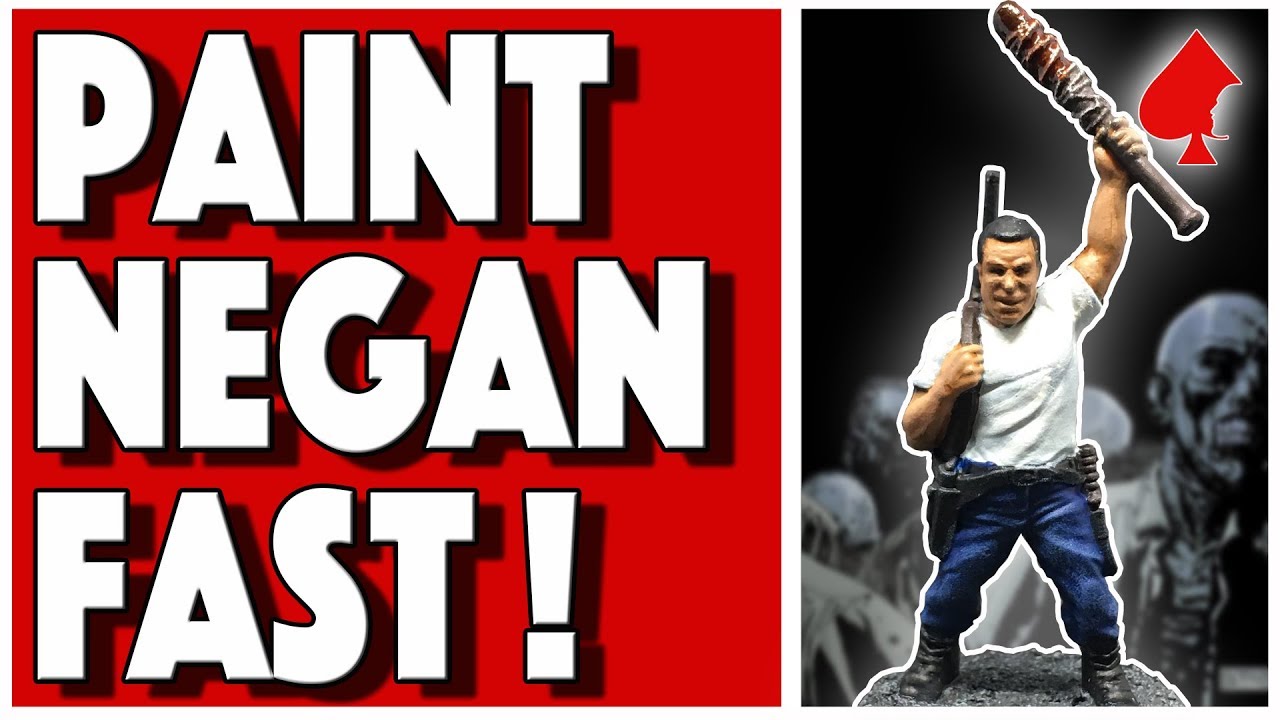 How to Paint The Walking Dead Here's Negan Quickly!