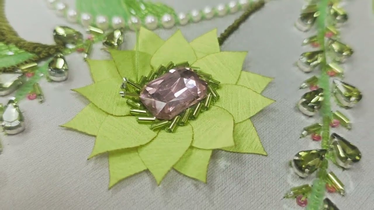How to make a Fabric flower 🌸