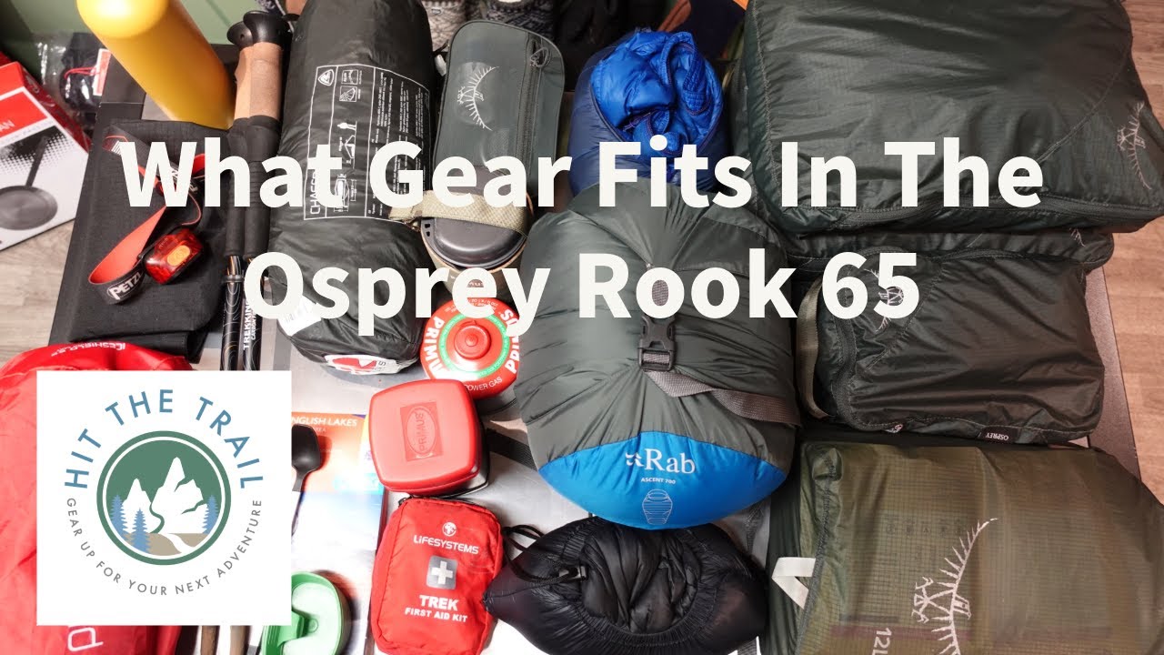 Упаковка OSPREY ROOK 65 | Что поместится в сумку?