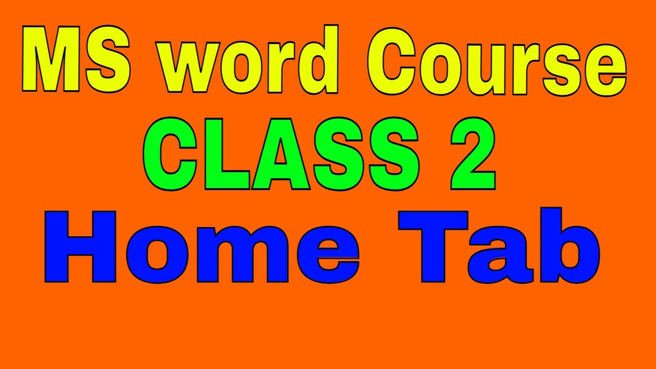 MS office Class 2 Home tab short course learn with zaheer ul islam