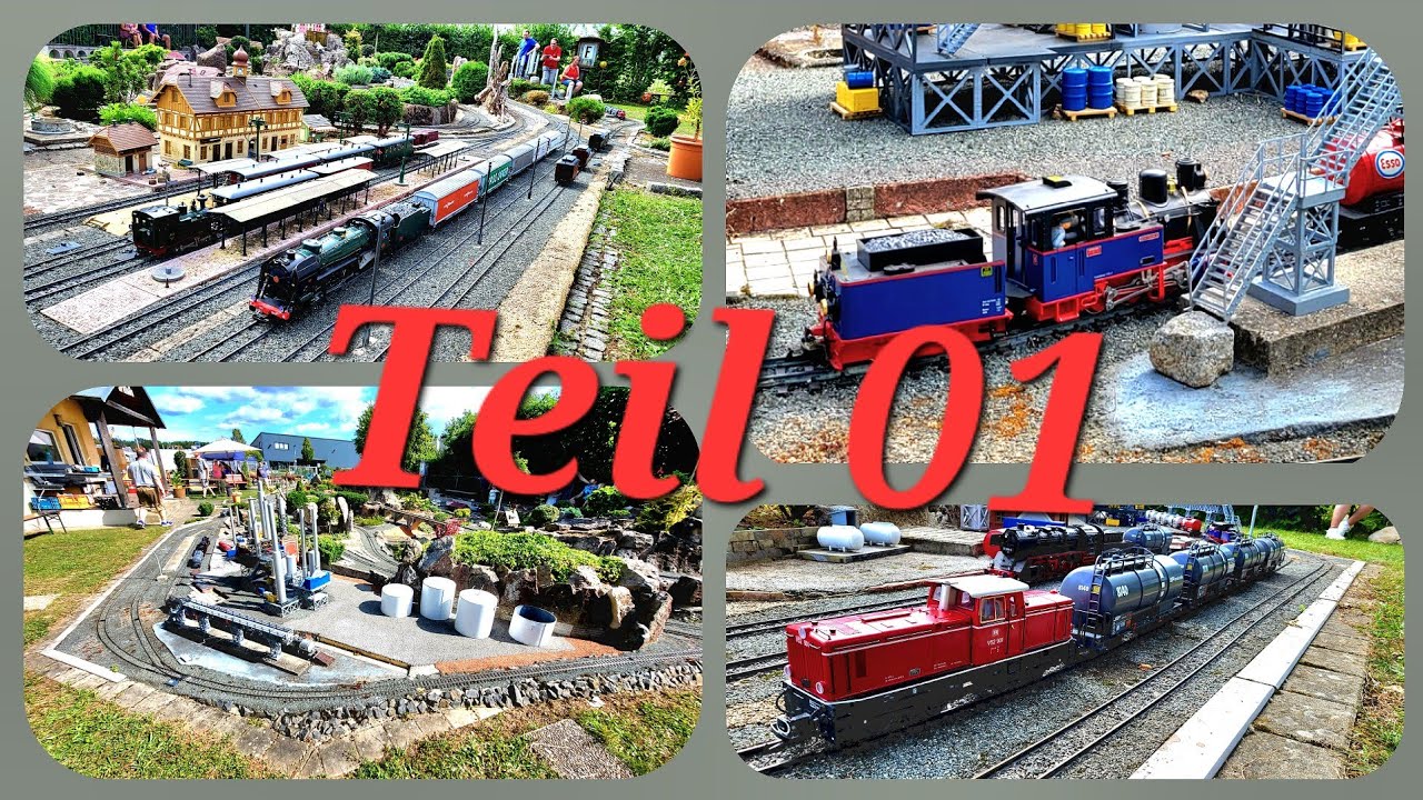 2. fränkische Gartenbahnfest Allersberg Teil 01 Gartenbahn Stammtisch Nürnberg 2024