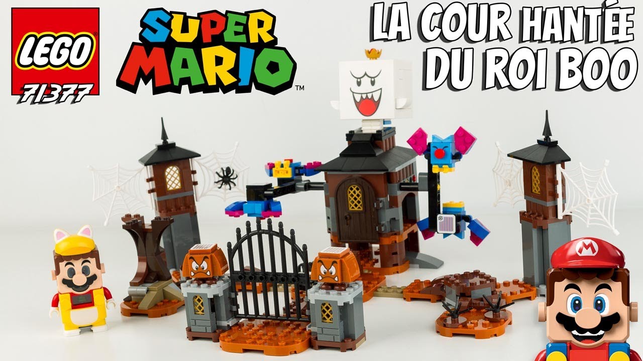 LEGO SUPER MARIO J'assemble La Cour Hantée du Roi Boo 71377 Pack d'extension