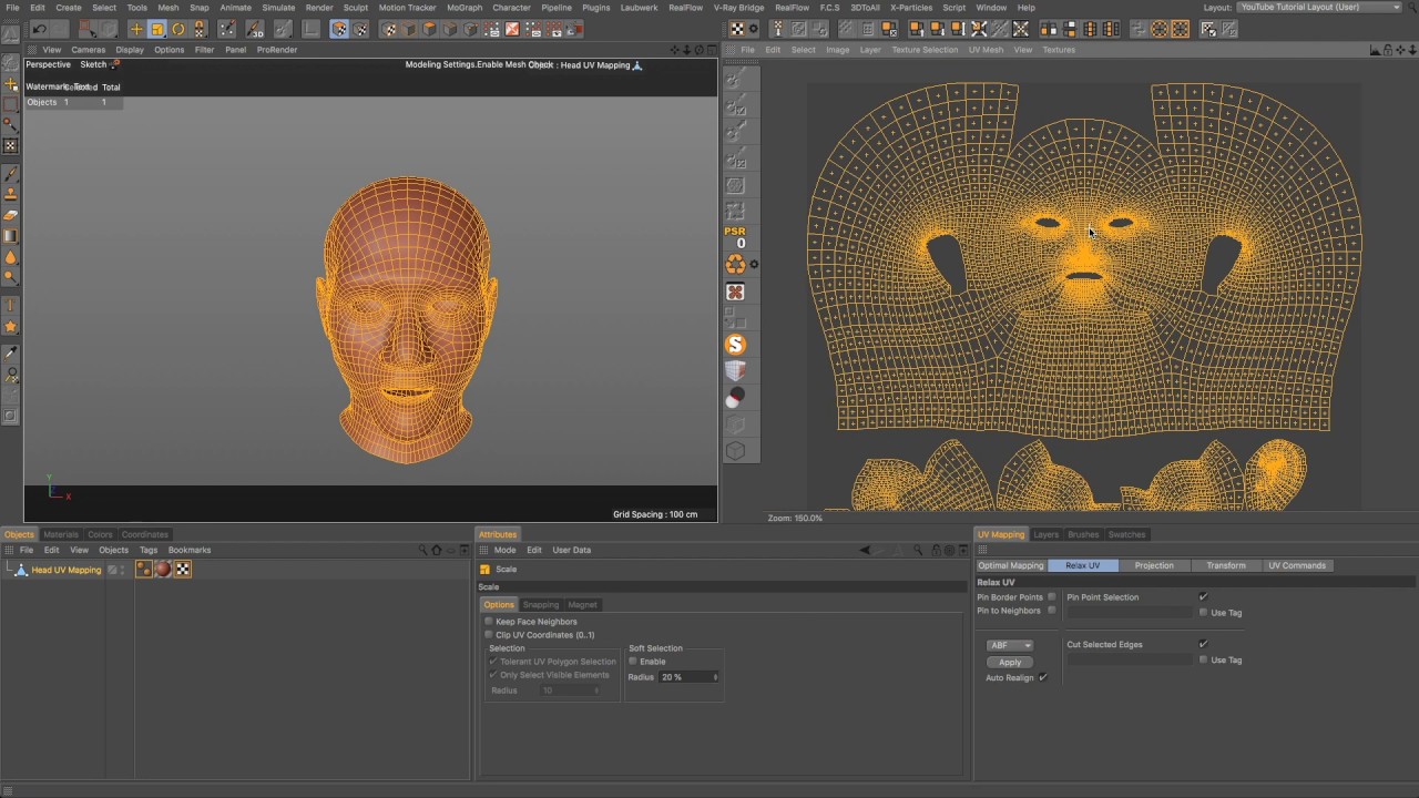 UV UnWrapping in Cinema 4d Tutorial (Part #1)