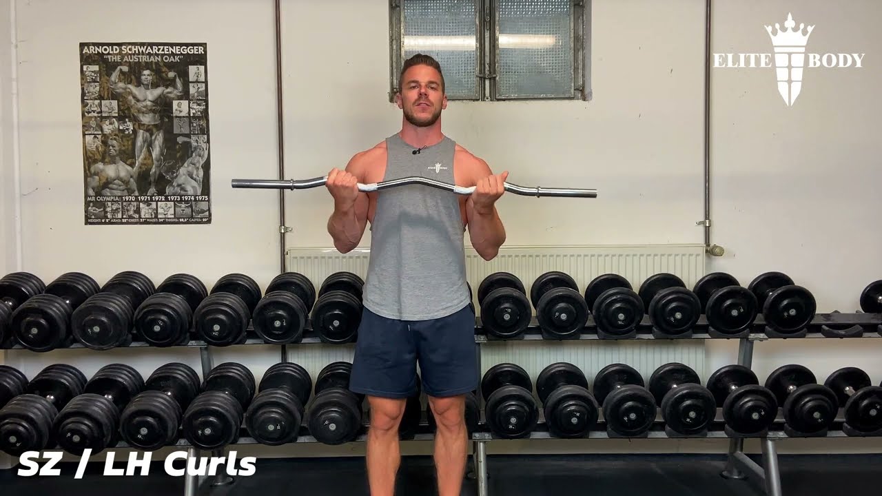 SZ Bizeps Curls - Anleitung durch Personal Trainer #bizeps