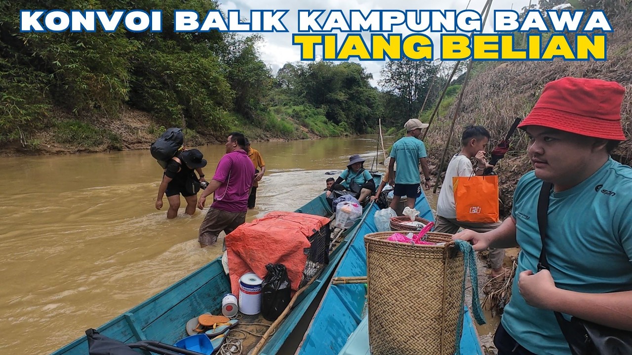 KONVOI BALIK KAMPUNG BAWA TIANG BELIAN #part1
