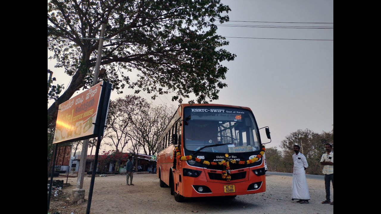 Manjeri to Mysore in a KSRTC Swift Deluxe Airbus, Pathanamthitta Depot Bus, Vlog.