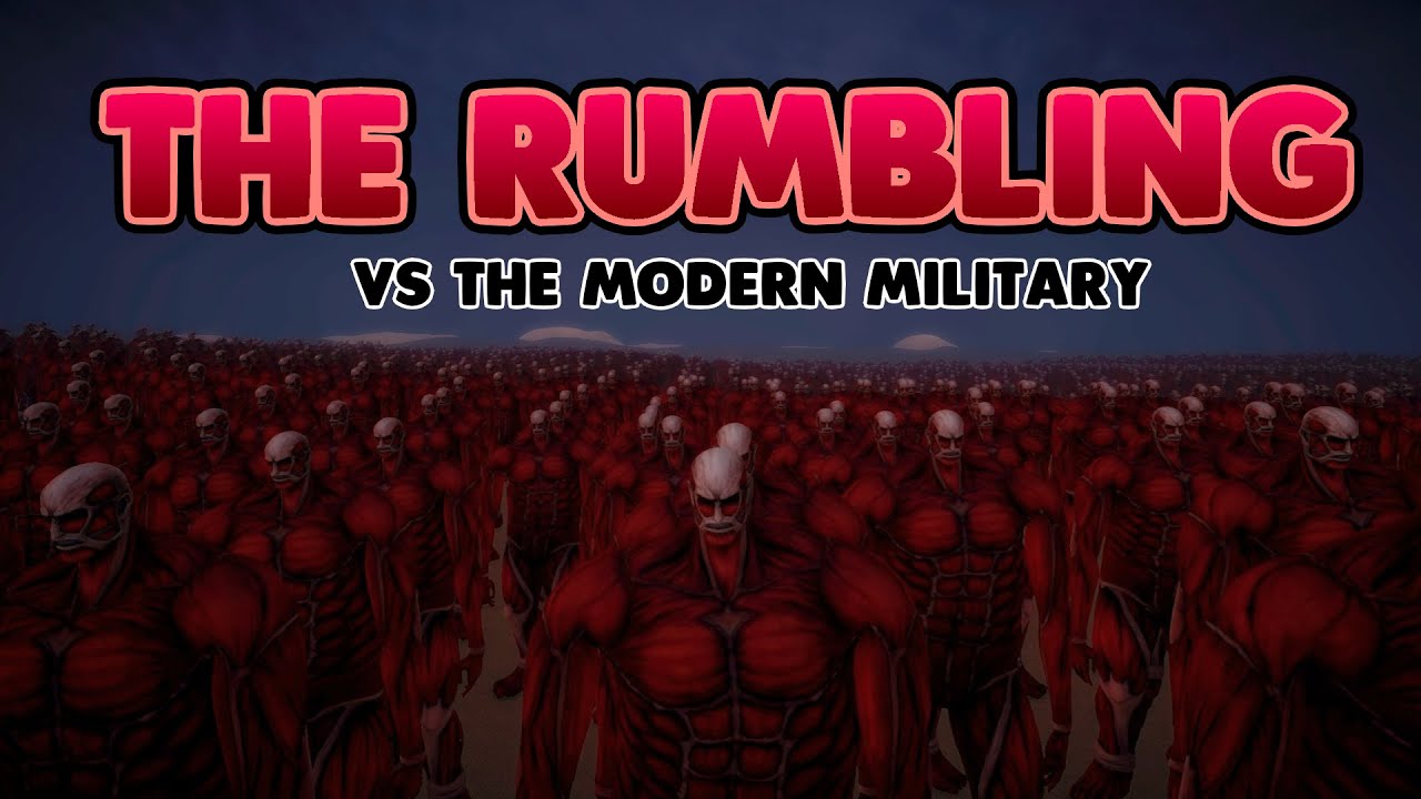 The Rumbling VS The Modern Military  | Ultimate Epic Battle Simulator 2