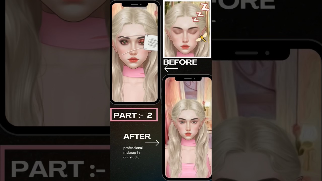 P-2 Girl 3d treatment asmr animation video 
