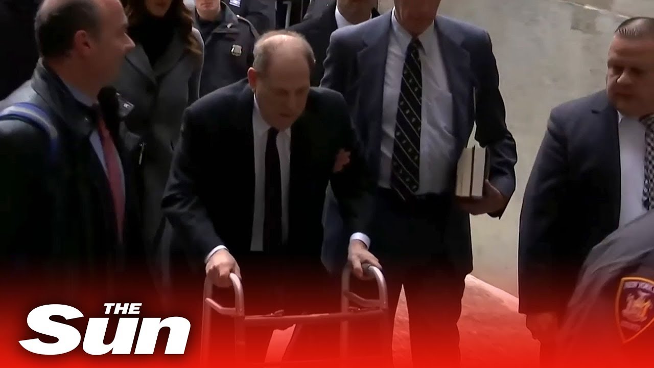 Harvey Weinstein arrives at court for first day of rape trial