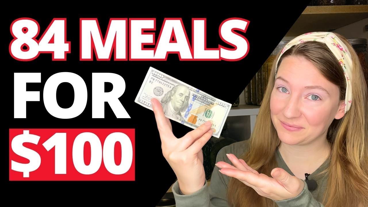 $100 BUDGET Meal Plan for a Family of 4