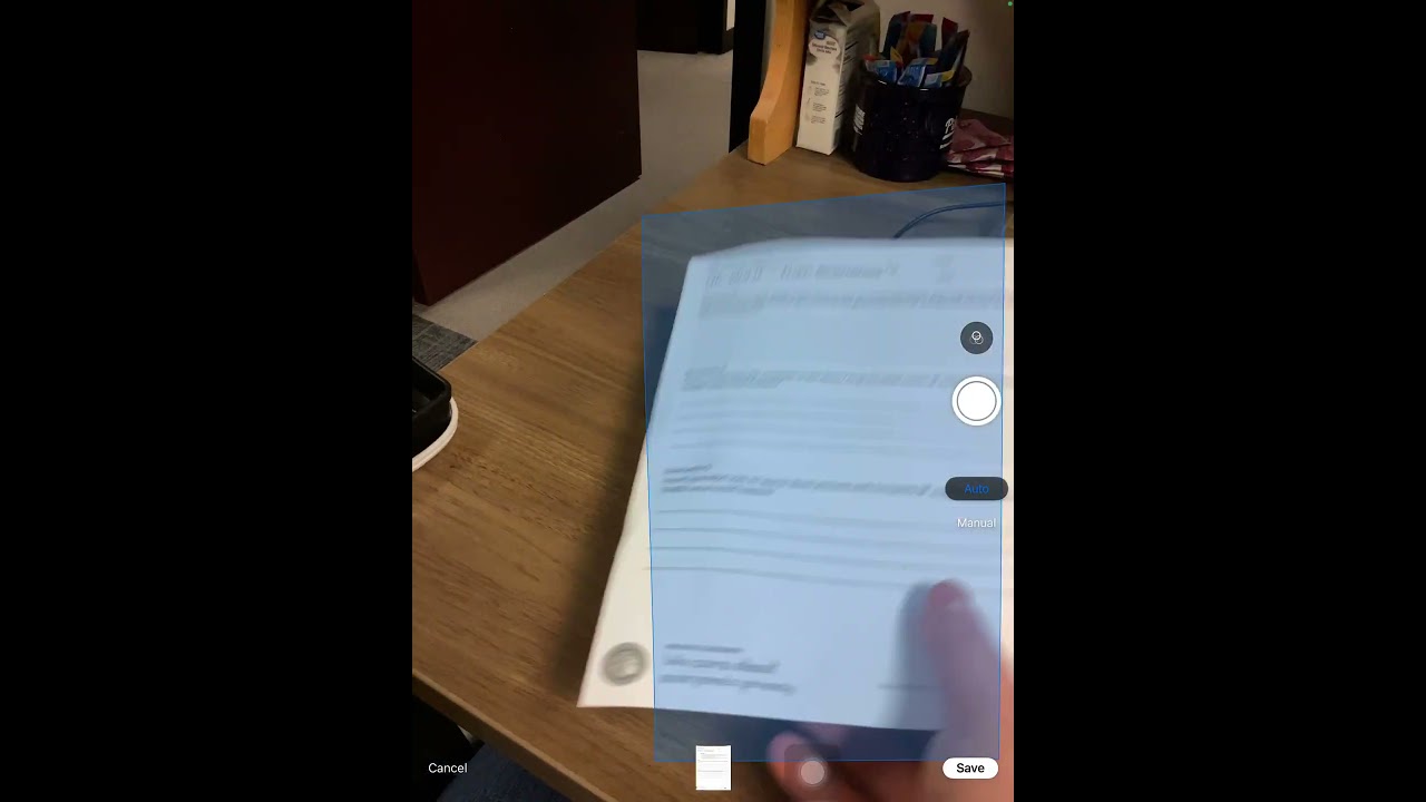 iPad - Scan Documents Using the Camera App