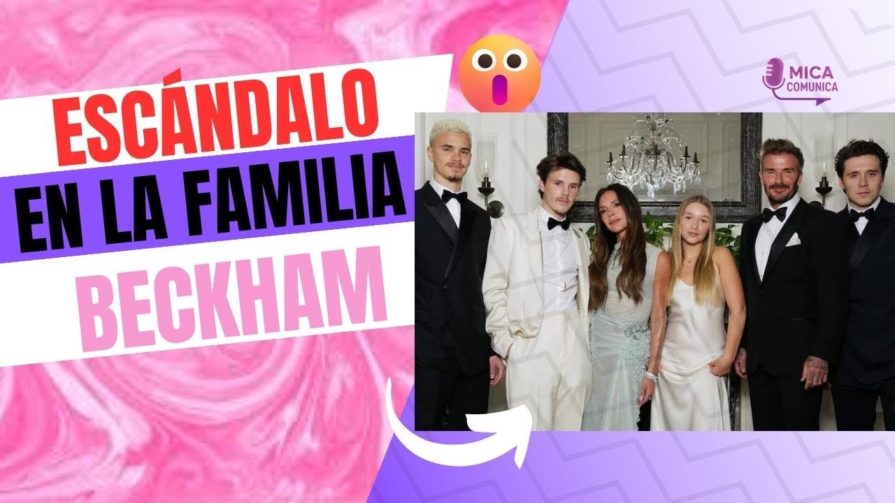 ESC&Aacute;NDALO EN LA FAMILIA BECKHAM 🫣🤯
