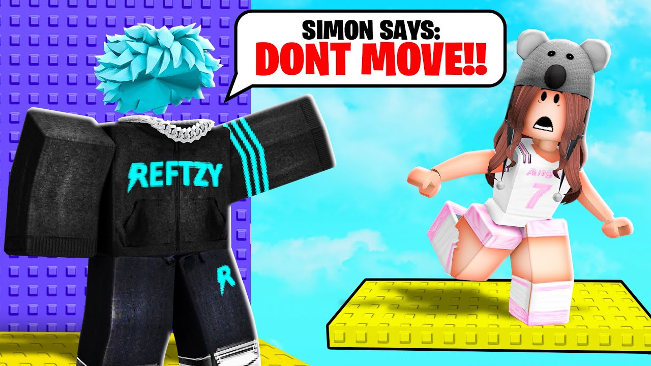 CHEATING in ROBLOX SIMON SAYS TROLL TOWER!!