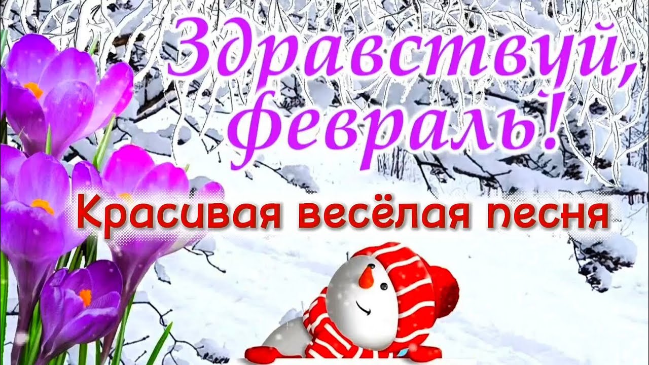 ЗДРАВСТВУЙ ФЕВРАЛЬ! Новая весёлая песня!
