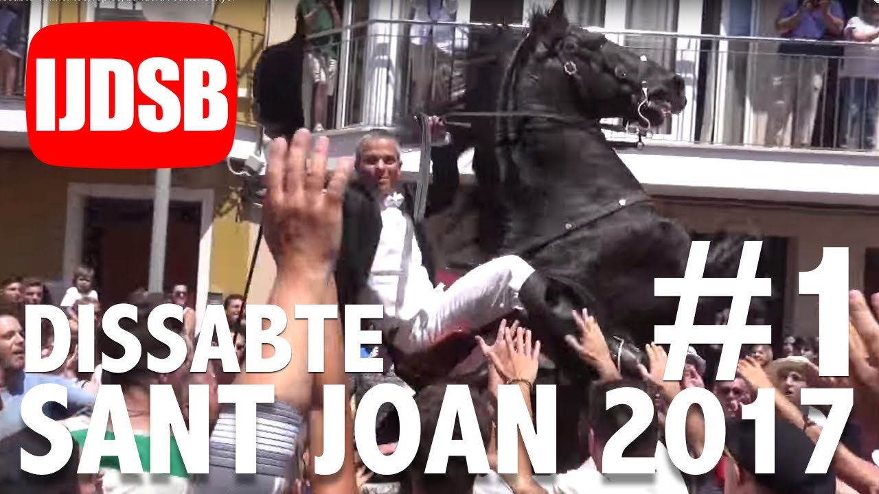 PRIMER TOC, REPLEC, BANDERA i CAIXER SENYOR 🔴 Dissabte de Sant Joan 2017🇨🇭 Ciutadella 🐴  MENORCA