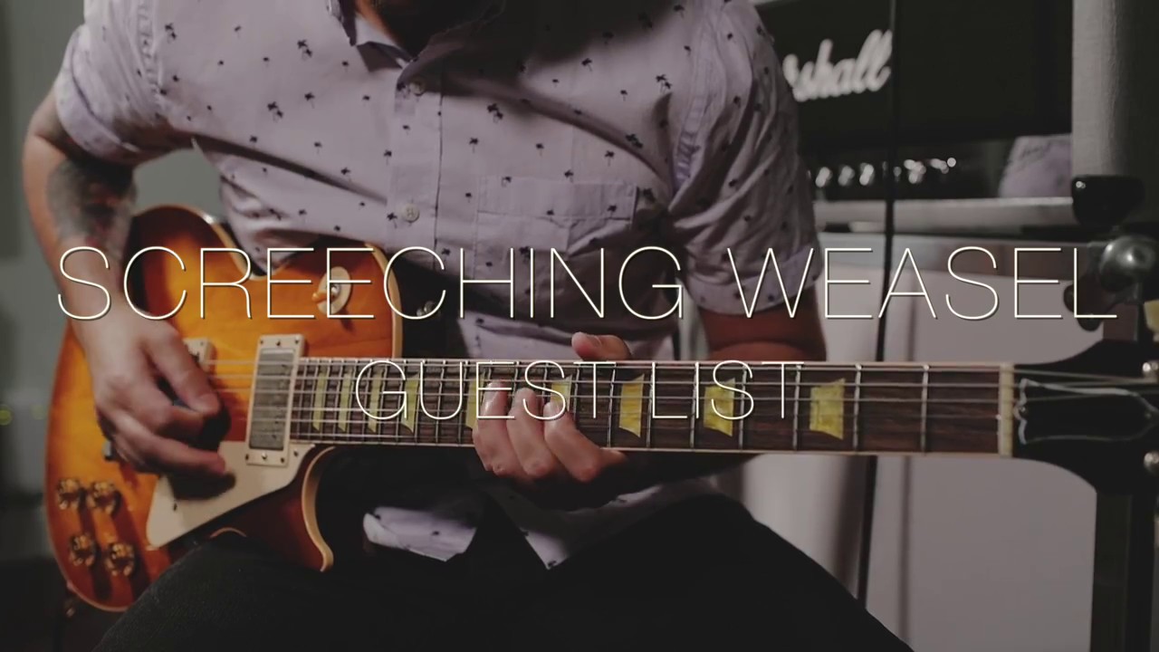 Screeching Weasel - Guest List (Guitar Cover)