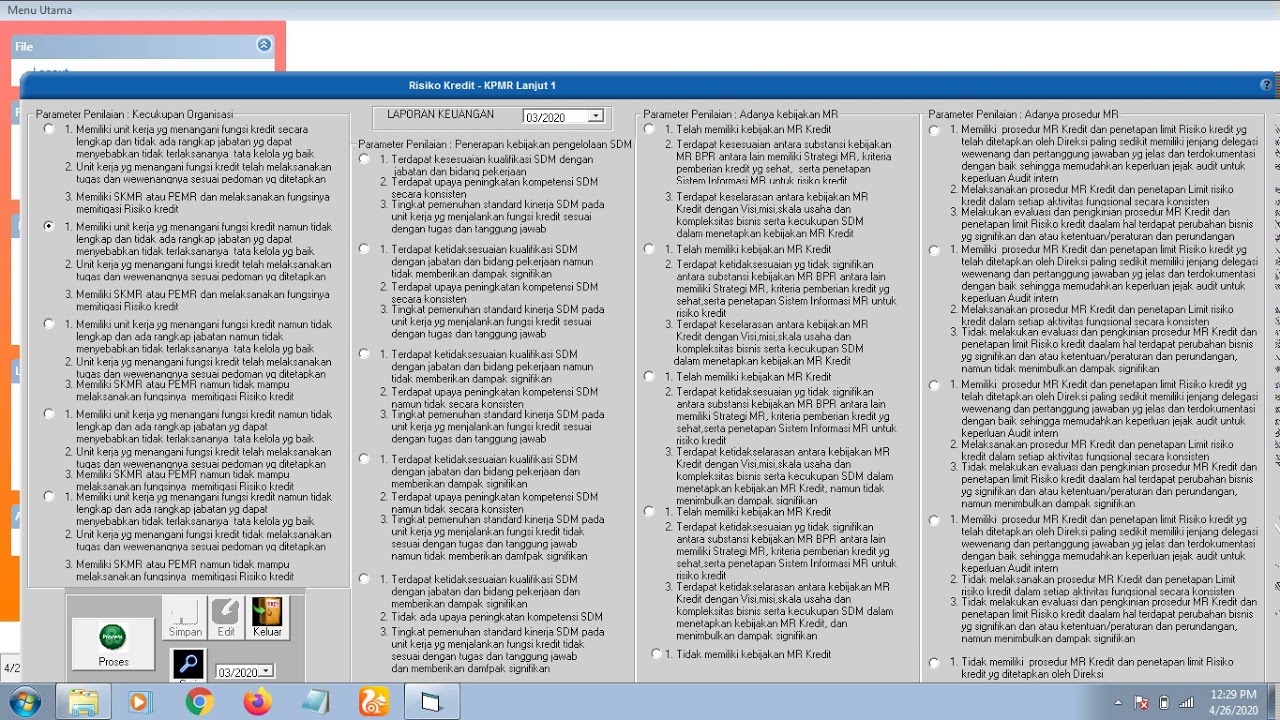 Penggunann Software Manajemen Risiko BPR sebagai alat bantu menanggulangi krisis dampak Covid-19