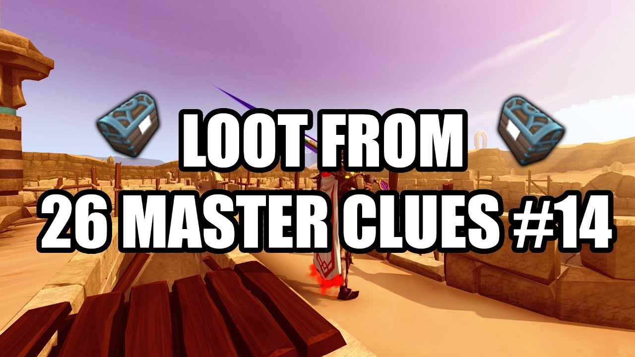 A Unique Ultra Rare?! Mass Clue Opening! Loot From 26 Master Clues #14 (RS3)
