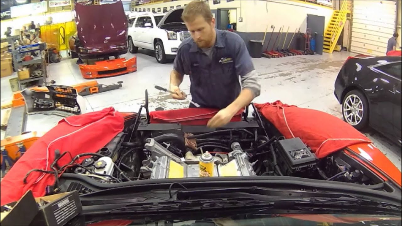Lingenfelter Installation of Magnuson Heartbeat Supercharger Timelapse