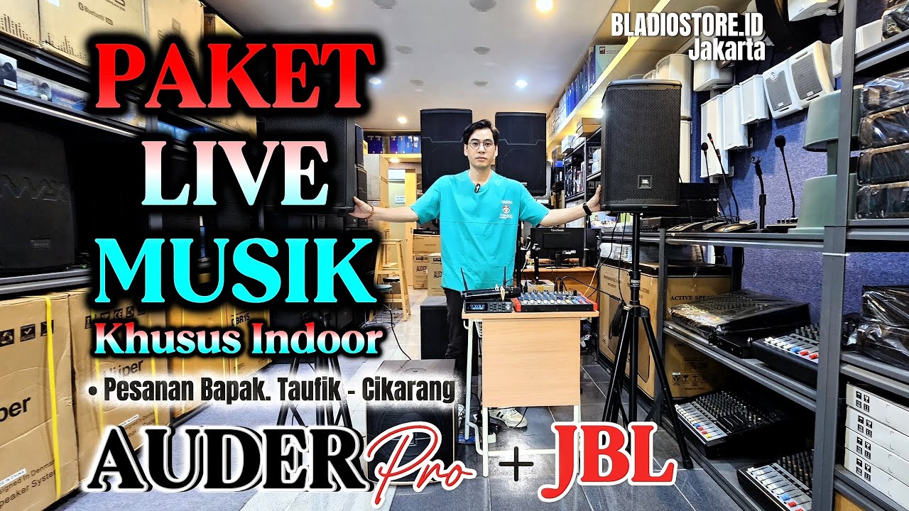 Paket Live Musik Khusus Indoor Ruangan Kecil pakai JBL EON-710 #sound #bladiostoreidjakarta