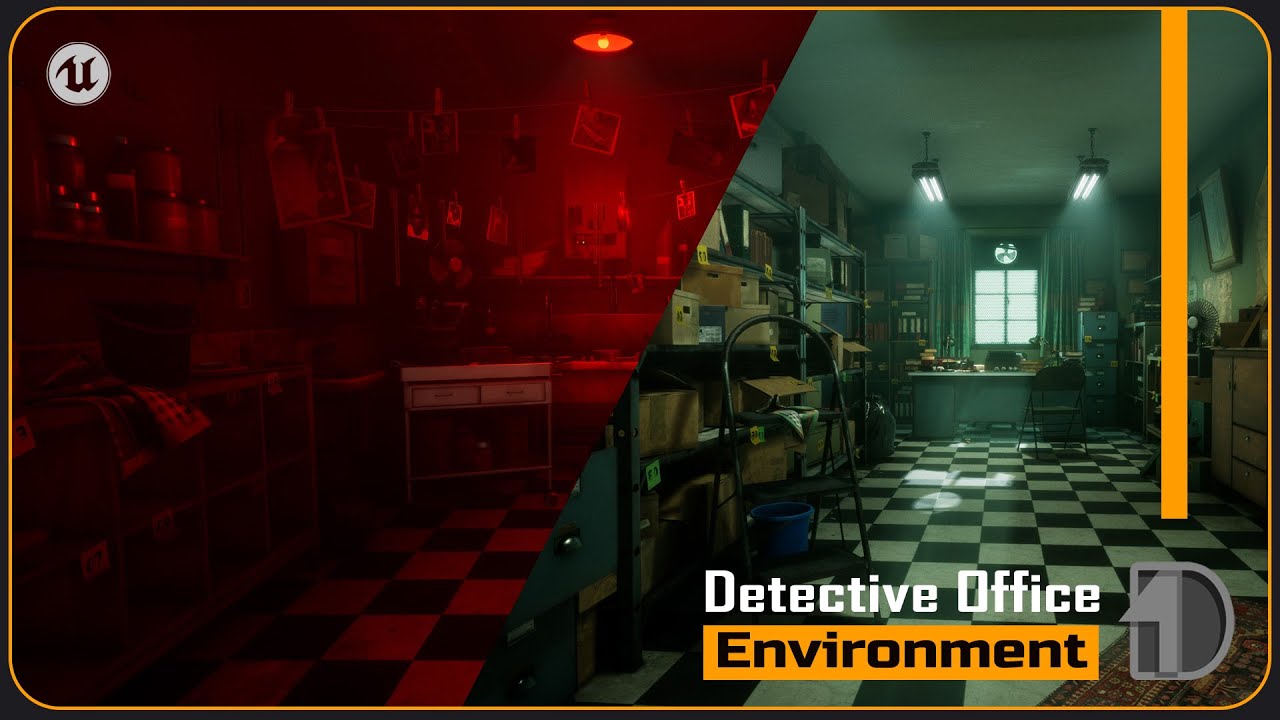 Private Detective Office - Unreal Engine Asset Pack