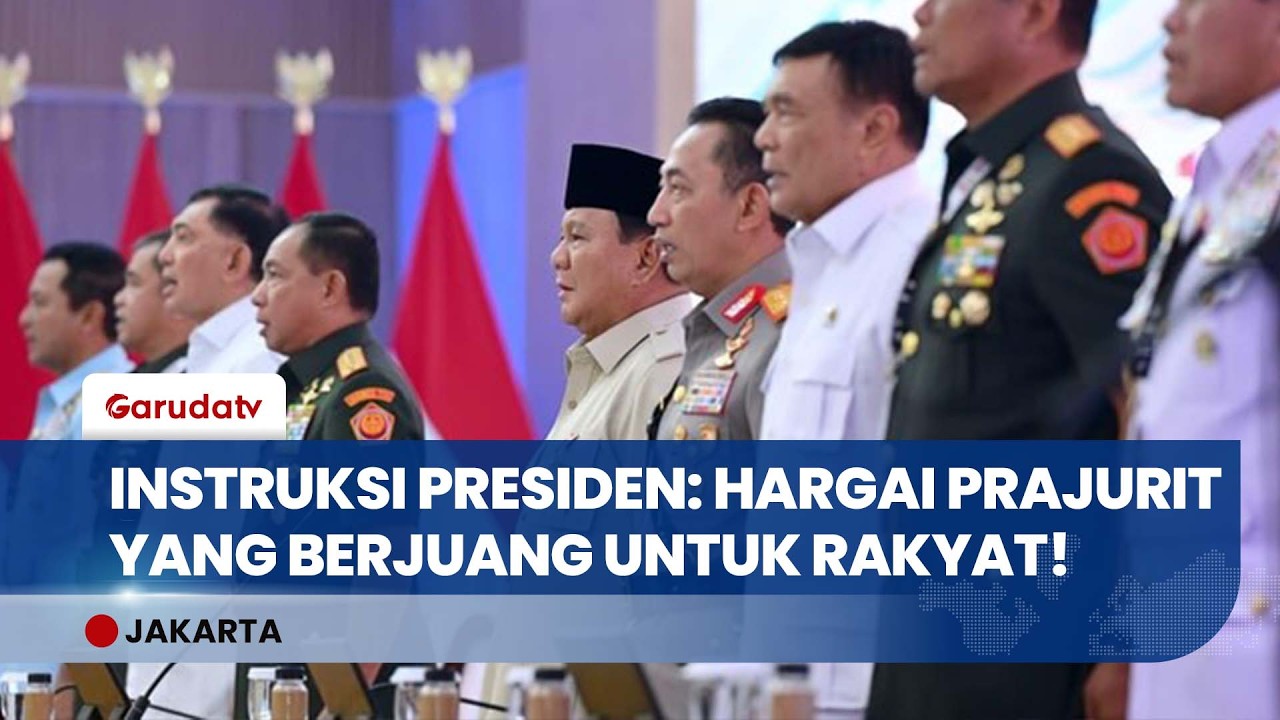 PRESIDEN TEGAS! Minta Pimpinan TNI-Polri Jangan Pelit Reward Buat Prajurit Berprestasi!