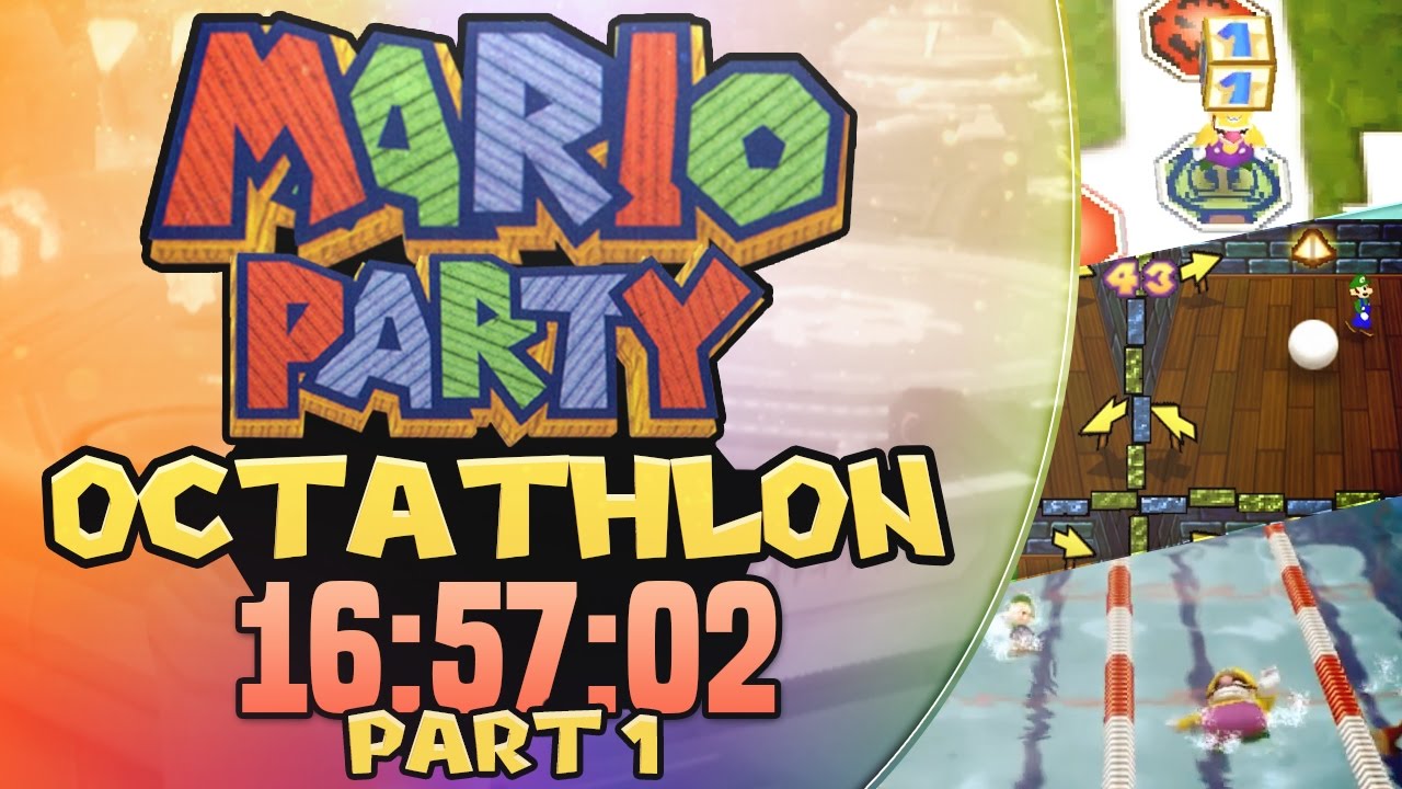 Mario Party Octathlon Speedrun in 16:57:02 part 1