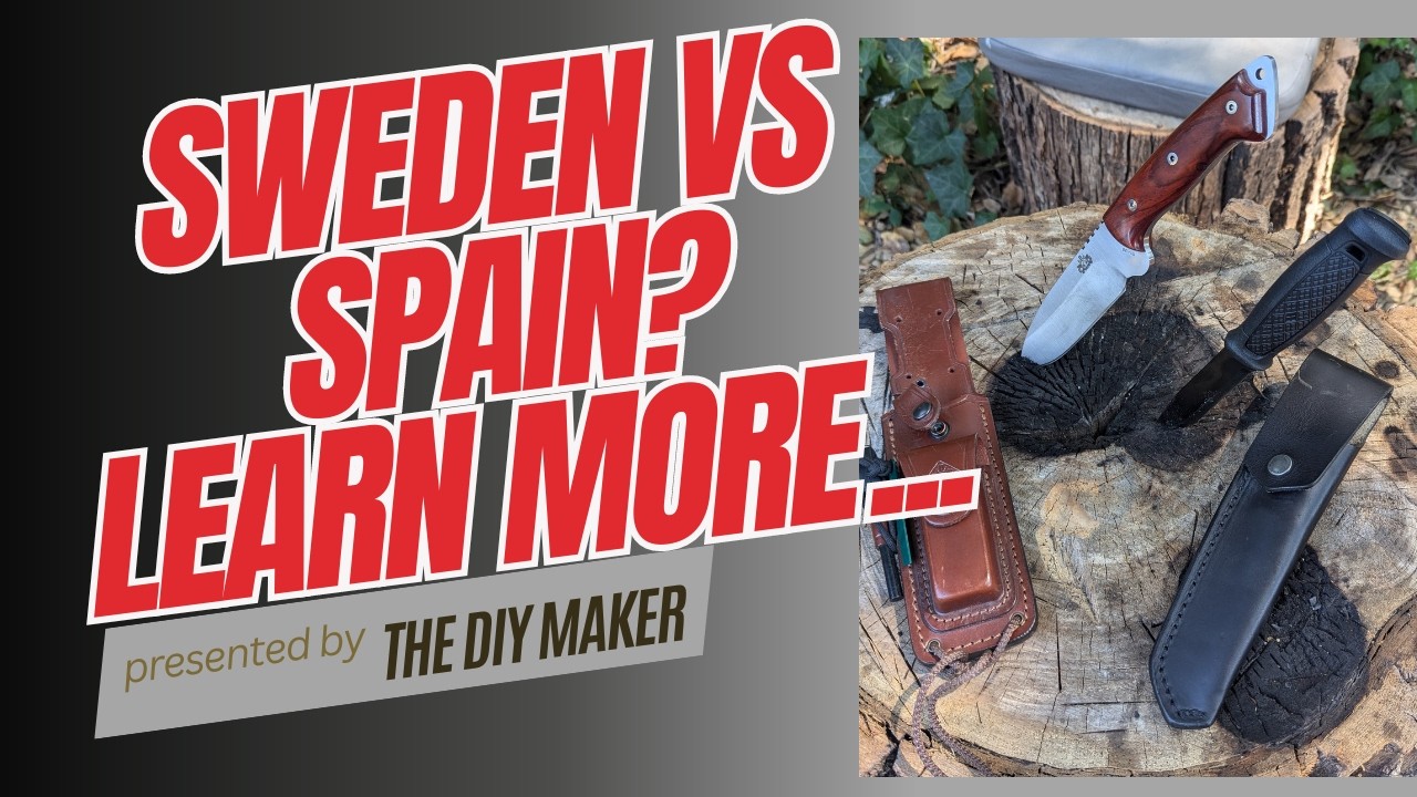🔪 Ultimate European Bushcraft Knives Showdown: Sweden vs. Spain! 🇸🇪🇪🇸 #Knives #Bushcraft