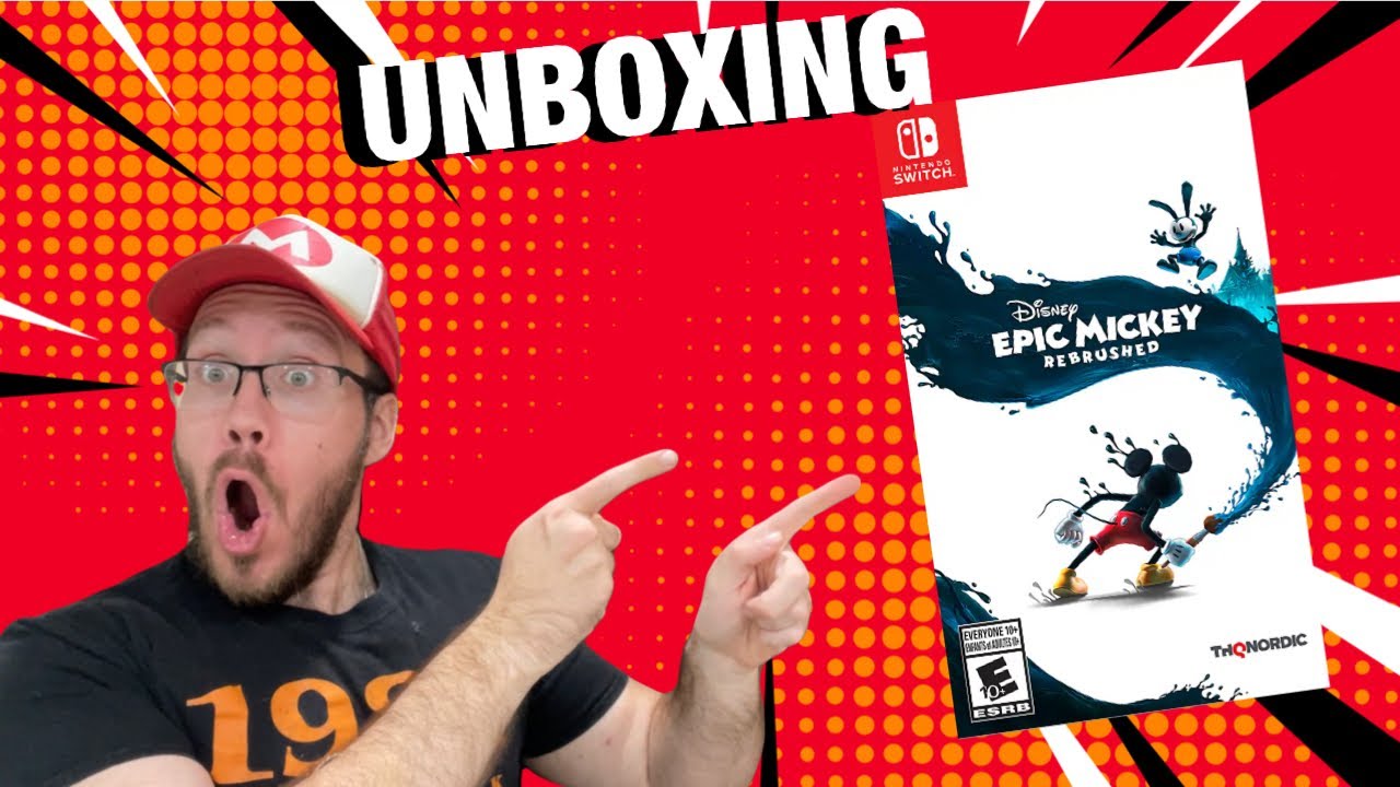 Epic Mickey Rebrushed Nintendo Switch Unboxing