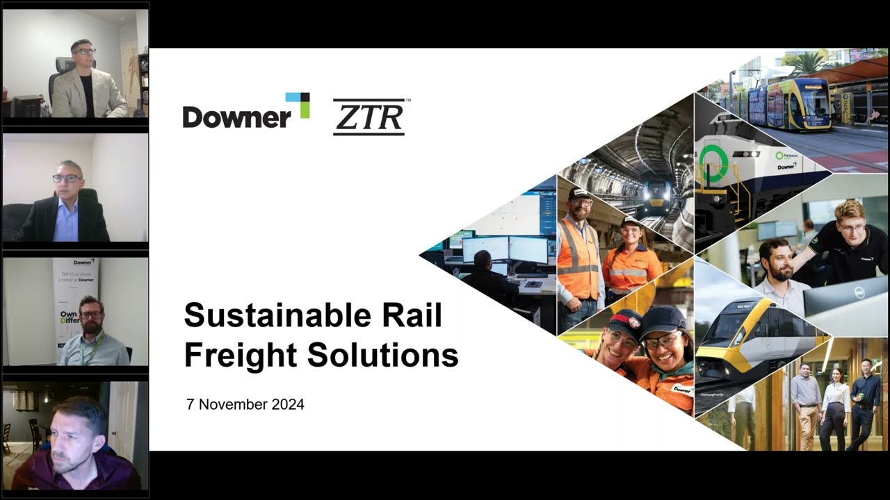 Webinar - Sustainable Rail Freight Solutions - Nov  7, 2024