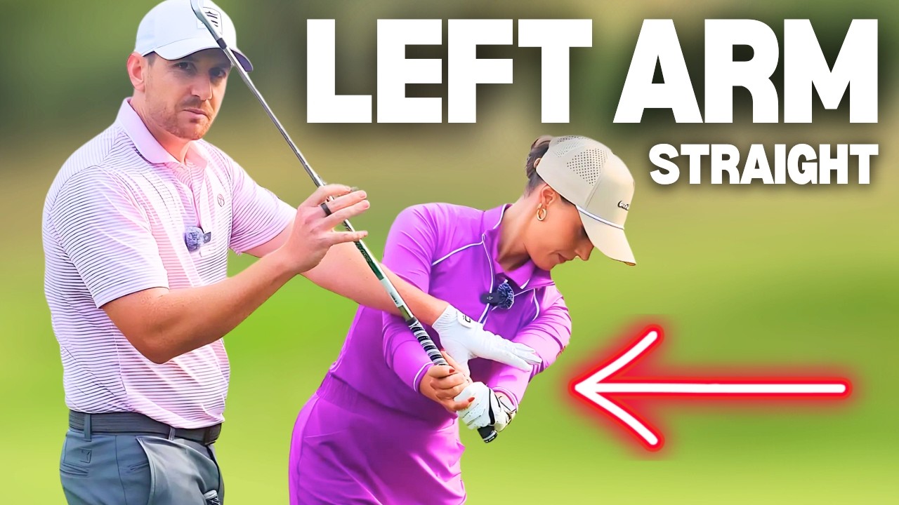 The TRICK to Keeping Your LEFT ARM STRAIGHT!