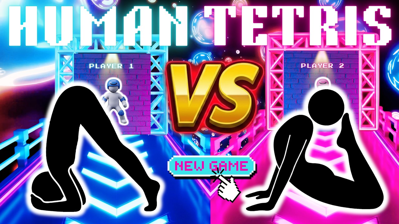 HUMAN TETRIS PVP | Beat Your Opponent 💥 | Interactive Warm-Up #2