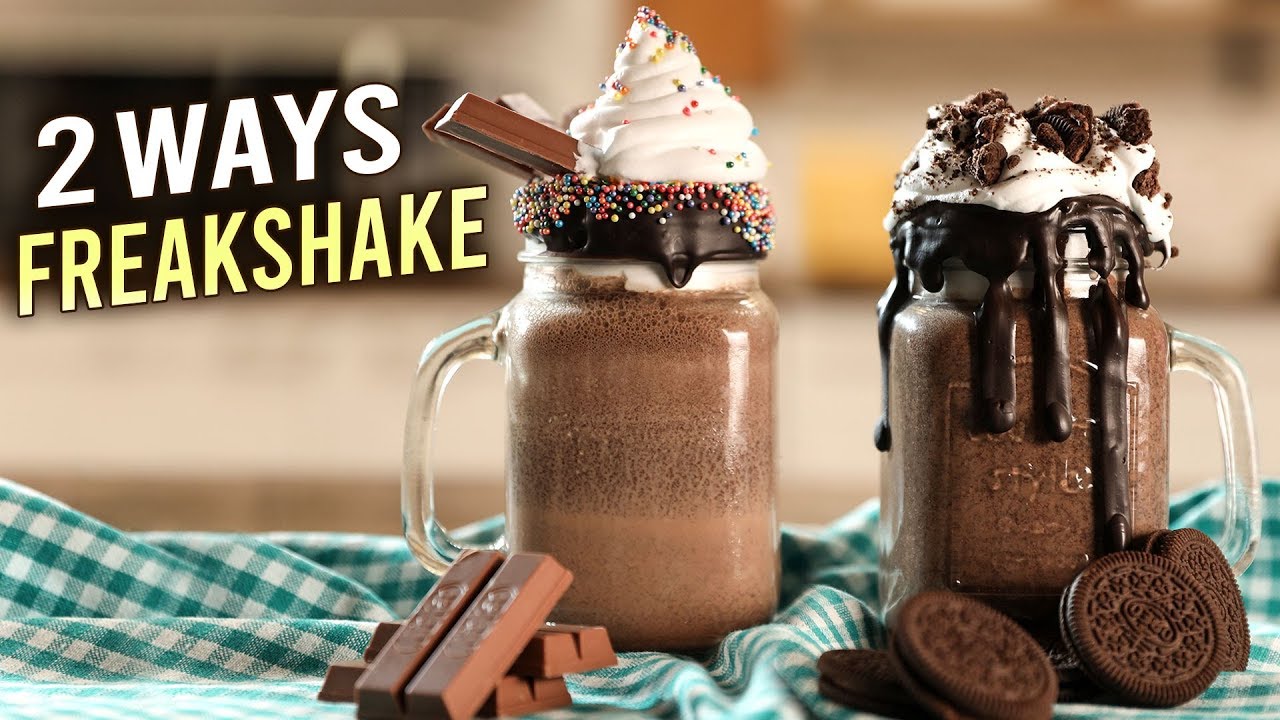 2 BEST FREAKSHAKE RECIPES | Kitkat Freakshake | Oreo Freakshake | Summer Desserts | Varun