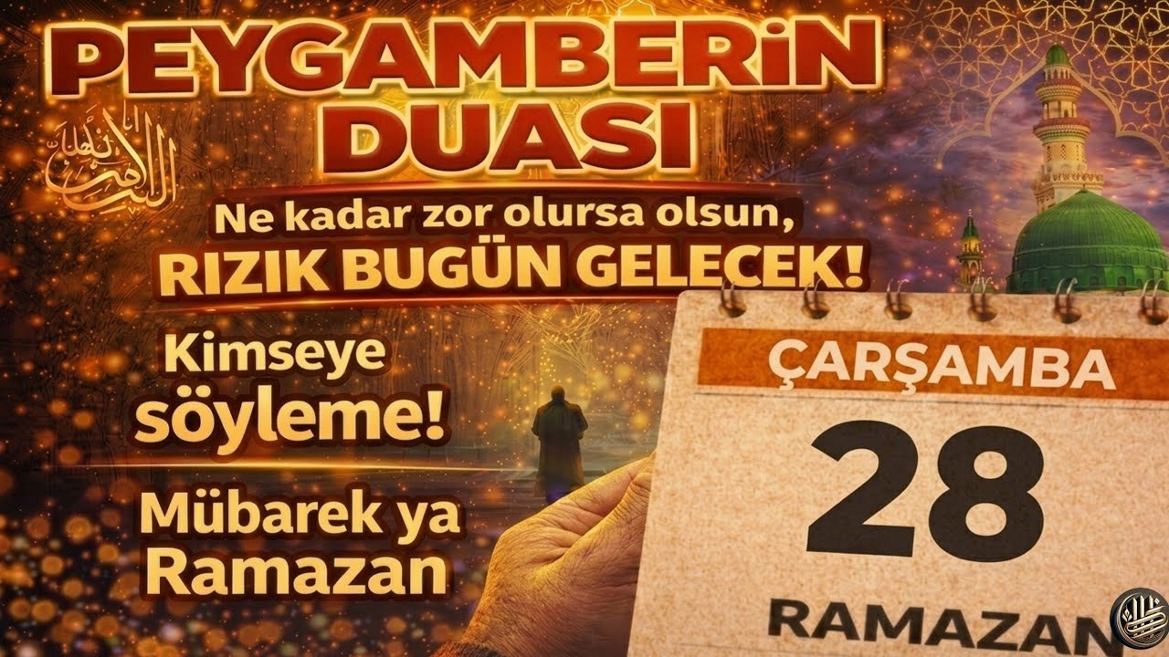 ✨28 RAMAZAN🤲Hızır Peygamber’in Çok Güçlü Duası |Evladın ve ailen için ilahi yardım,koruma ve bereket