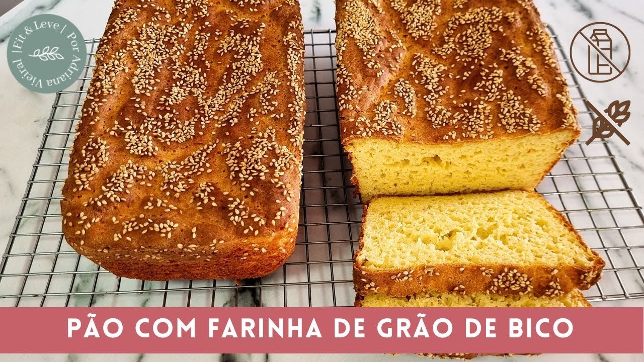 Pão com Farinha de Grão de Bico