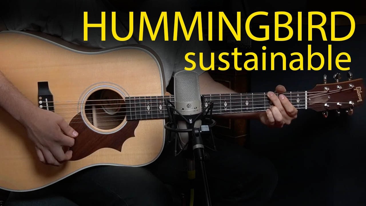 Gibson Hummingbird Sustainable : Gibson's Environmentally Sound Take on a Classic