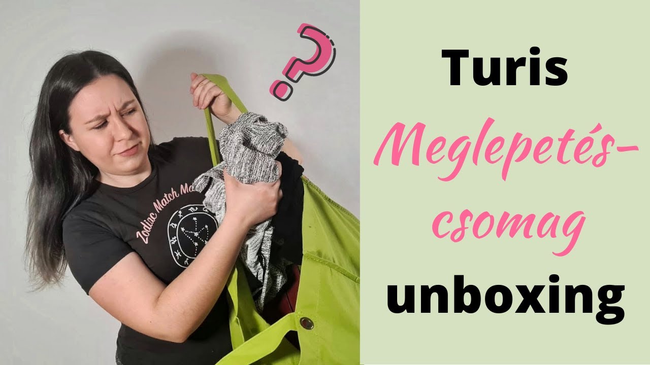 Turis meglepetéscsomag unboxing - Használt ruha Haul