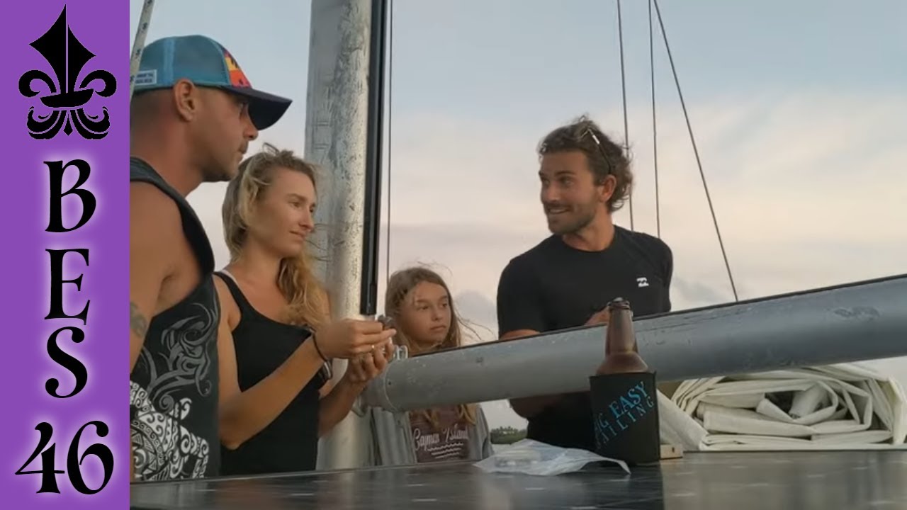 Ep. 46 - Hoisting Our New Sails with Sailing Miss Lone Star ~ Big Easy Sailing