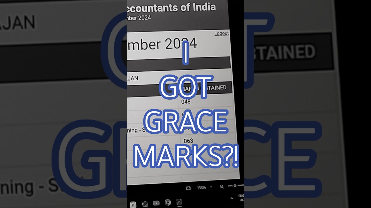 I got grace marks in business laws. Watch detailed video!#icai #cafoundation #businesslaw