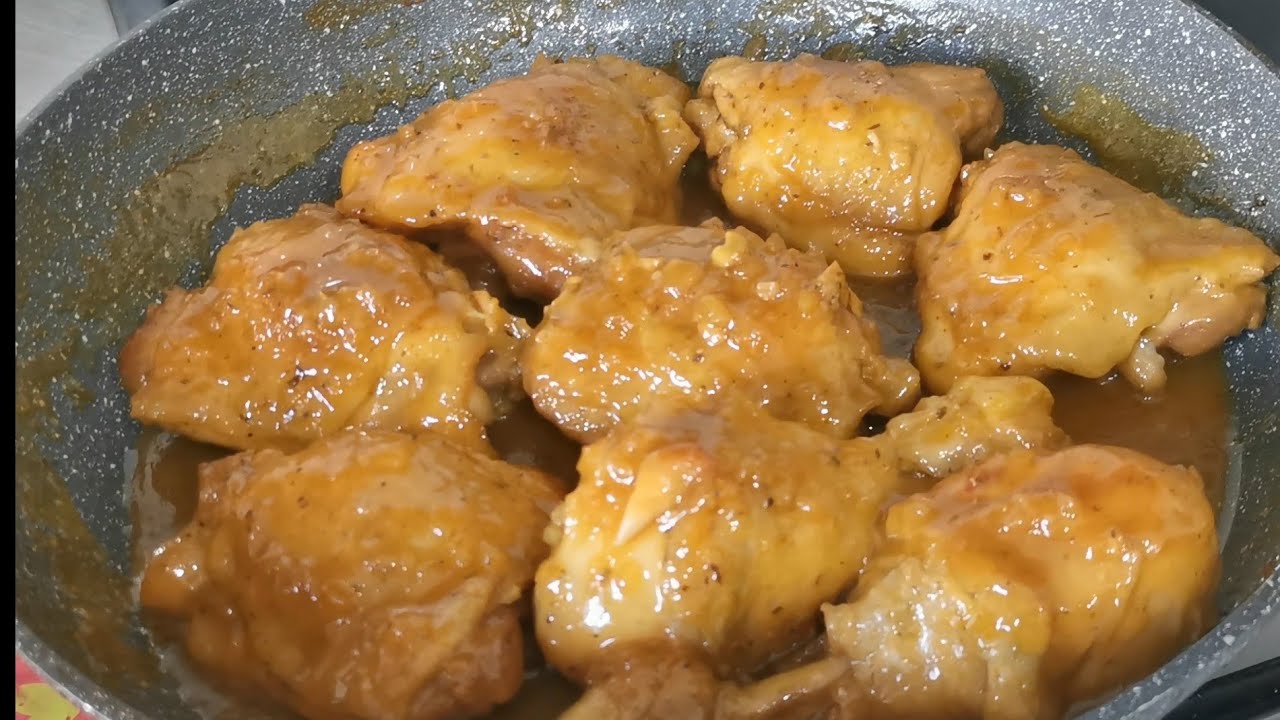 Pollo a la naranja y miel