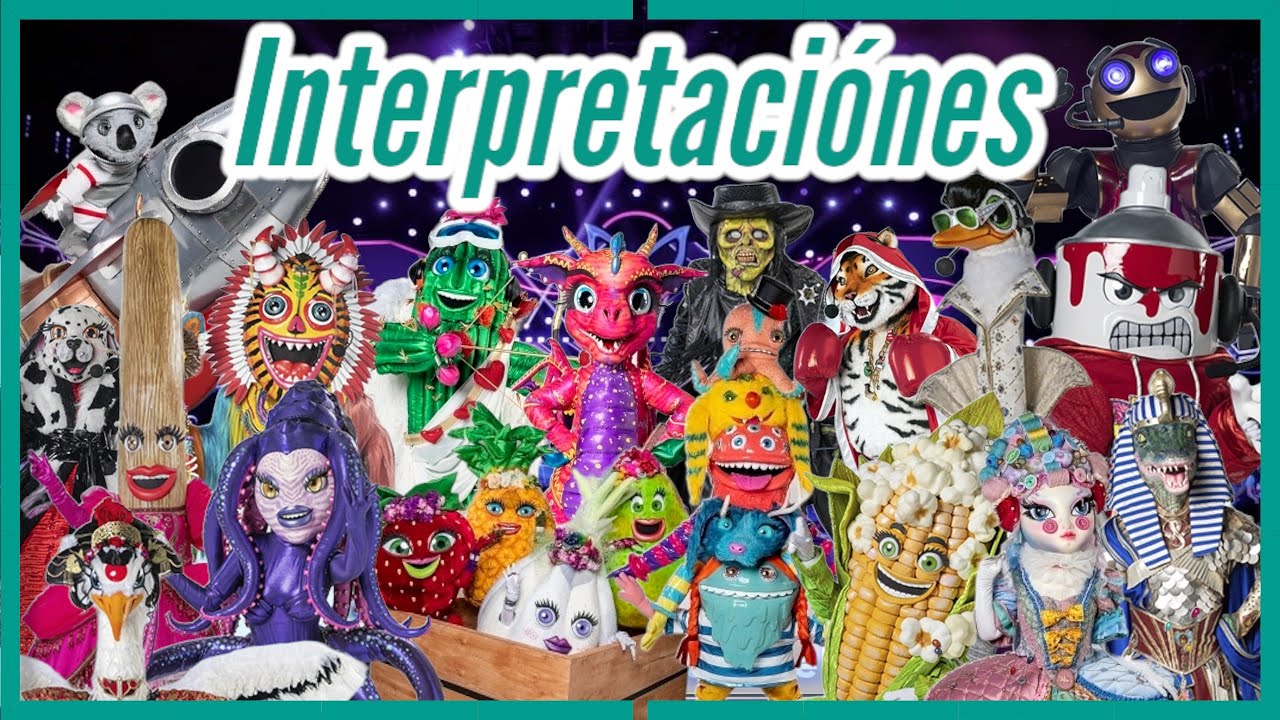 Interpretaciónes 18 Personajes ¿Quién es la Máscara? Cuarta Temporada Primera Etapa