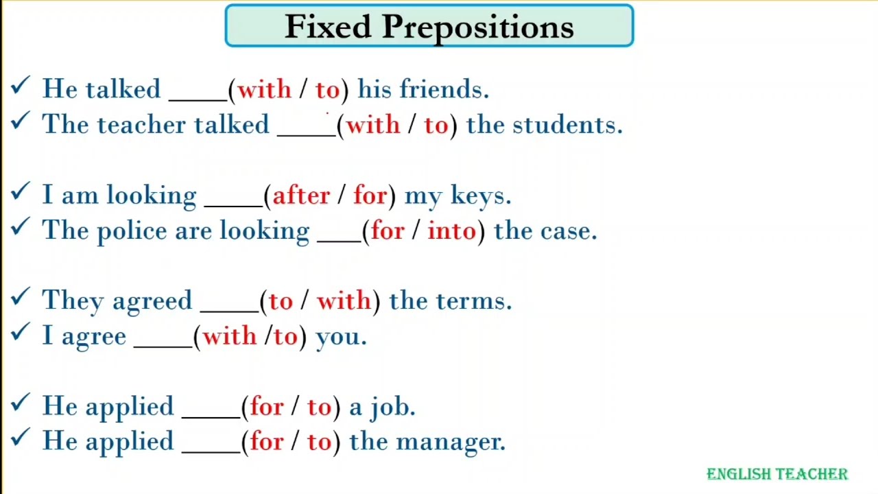 #preposition/Fixed Prepositions /English Grammar#english#education#vocabulary#learning#youtube