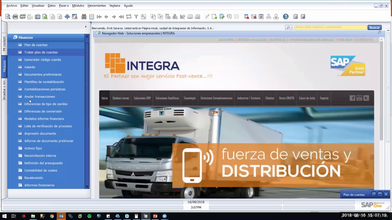 Estructura Contable -  Informes Financieros por Centros de Costo