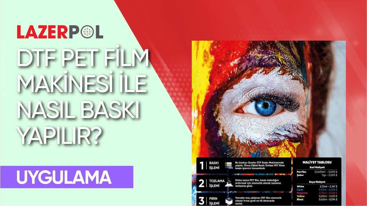 Qualor DTF Pet Film Baskı Makinesi ile Baskı Nasıl Yapılır?