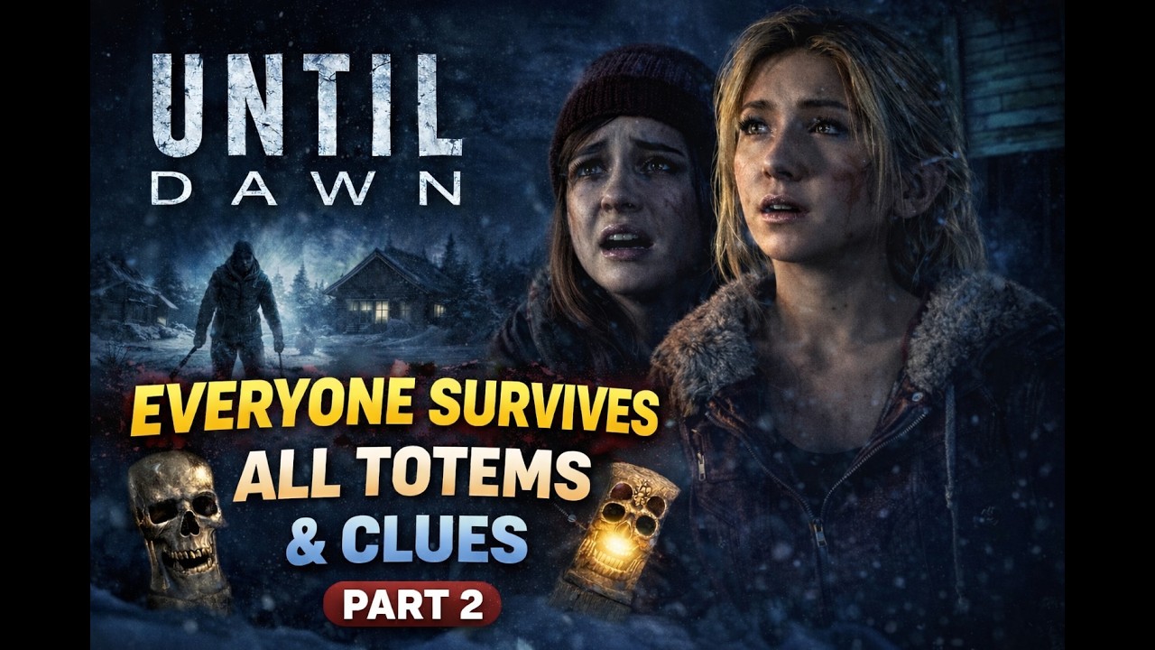 Until Dawn Remake (PS5) - Everyone Survives Run | All Totems & Clues | Josh Secret Ending | Part 2