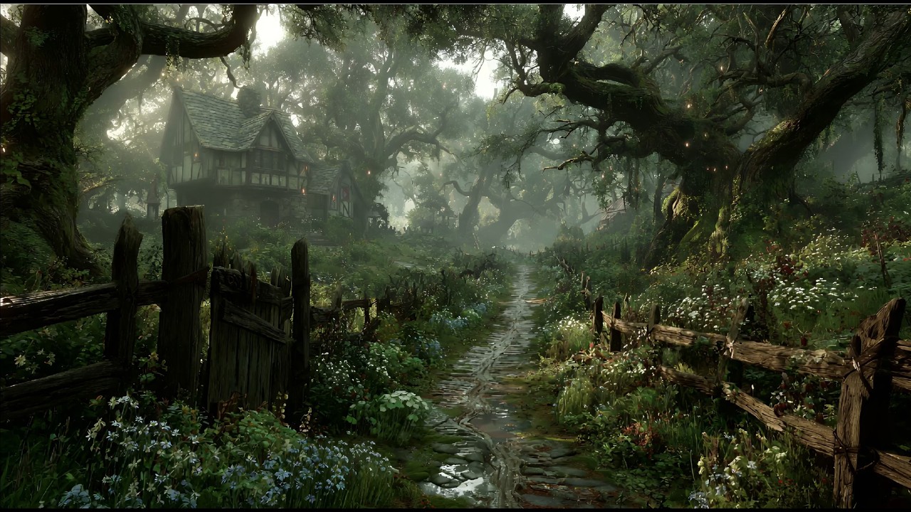 The Enchanted Forest Trail &ndash; Peaceful Medieval Music & Misty Woodland Ambience