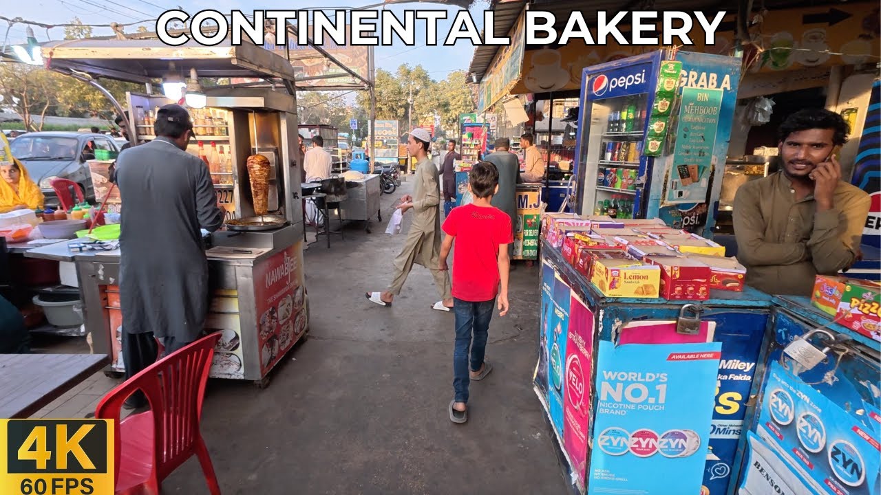 Continental Bakery Gulistan - e - Johar Walking Tour 4K