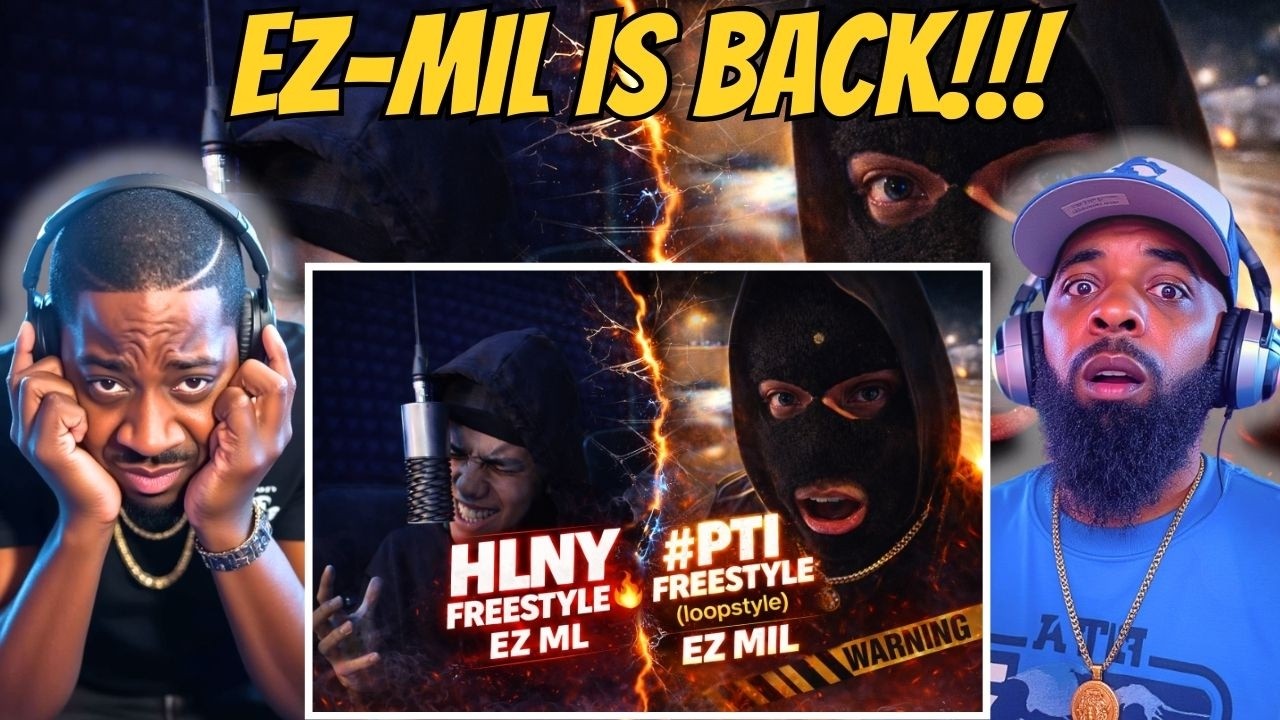 Он дважды сошёл с ума?! EZ Mil «#PTI Freestyle» + «HLNY» | ПЕРВАЯ РЕАКЦИЯ
